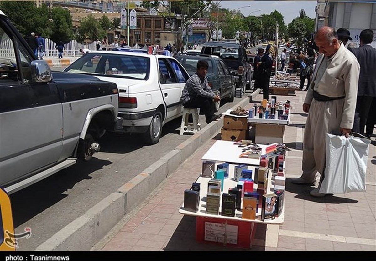 سنندج در تسخیر «دستفروشان»