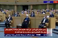 شعرخوانی صالحی برای روحانی در جلسه آخر