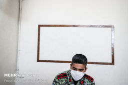 تصاویر ضد عفونی و پیشگیری از شیوع کرونا در پادگان های ارتش