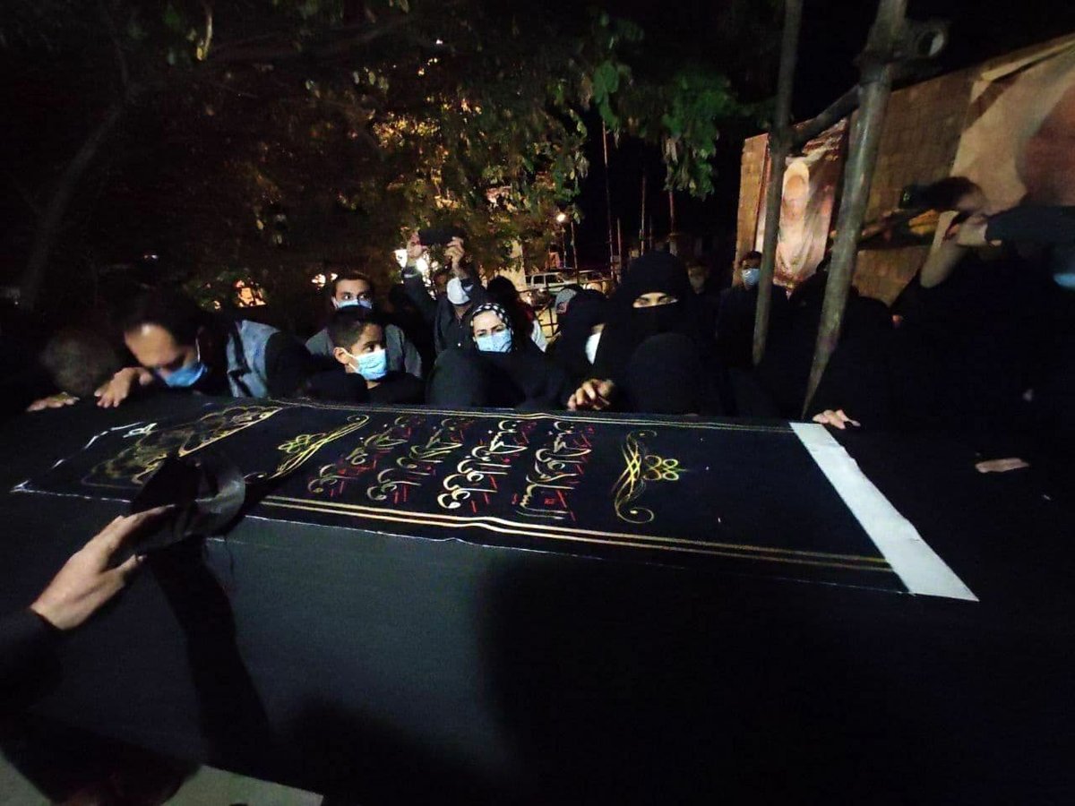 پیکر علامه حسن‌زاده آملی کنار همسرش آرام گرفت