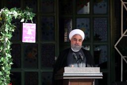 روحانی: بازگشت به عقب از محالات است/ همه چیز حول سه محور اسلام، ملت و ایران میچرخد/مردم‌سالاری فقط انتخابات نیست / گوش مسئولان در برابر مطالبات مردم شنوا باشد/برای یک حکومت شنیدن صدای انقلاب مردم دیر است باید خواست مردم را شنید