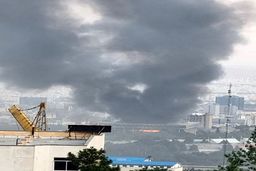 گزارش با دستان خونین از محل ساختمان اصلی صدا و سیما + فیلم