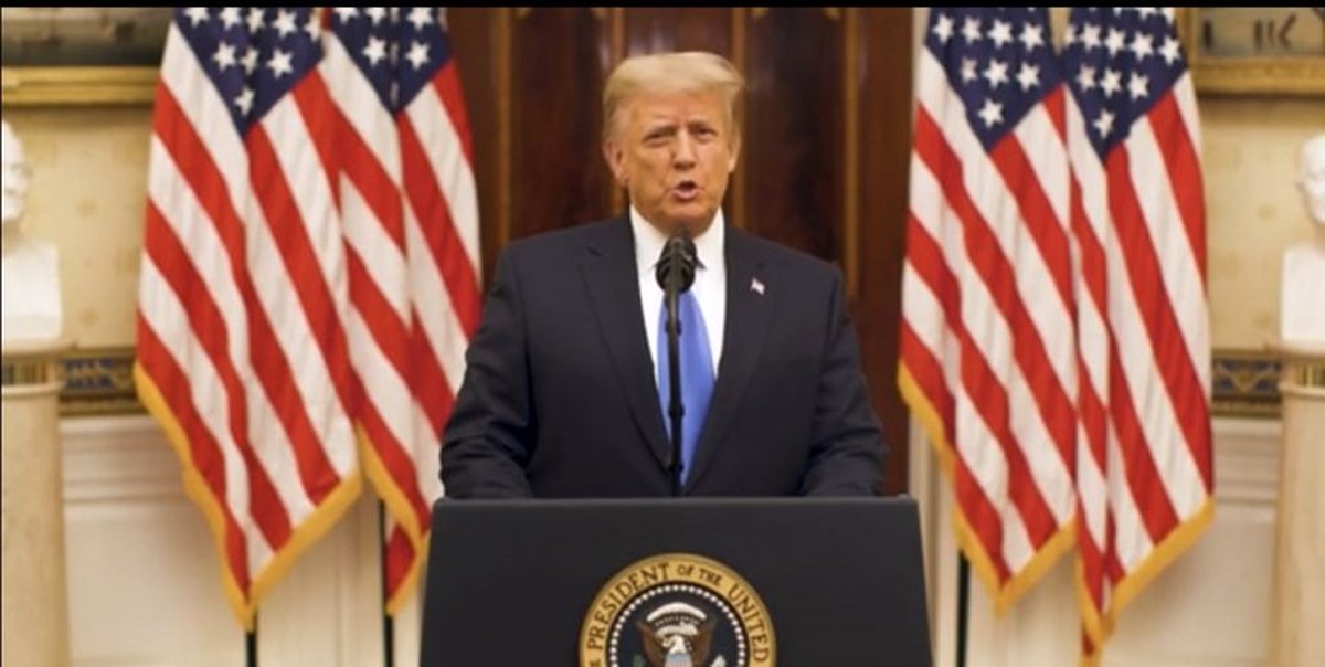 ترامپ در سخنرانی خداحافظی: ترور سردار سلیمانی دستاورد دولتم بود