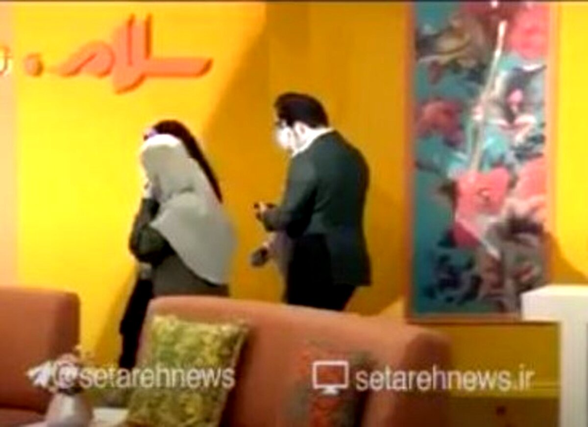 رفتار زشت مجری تلویزیون روی آنتن زنده! +فیلم