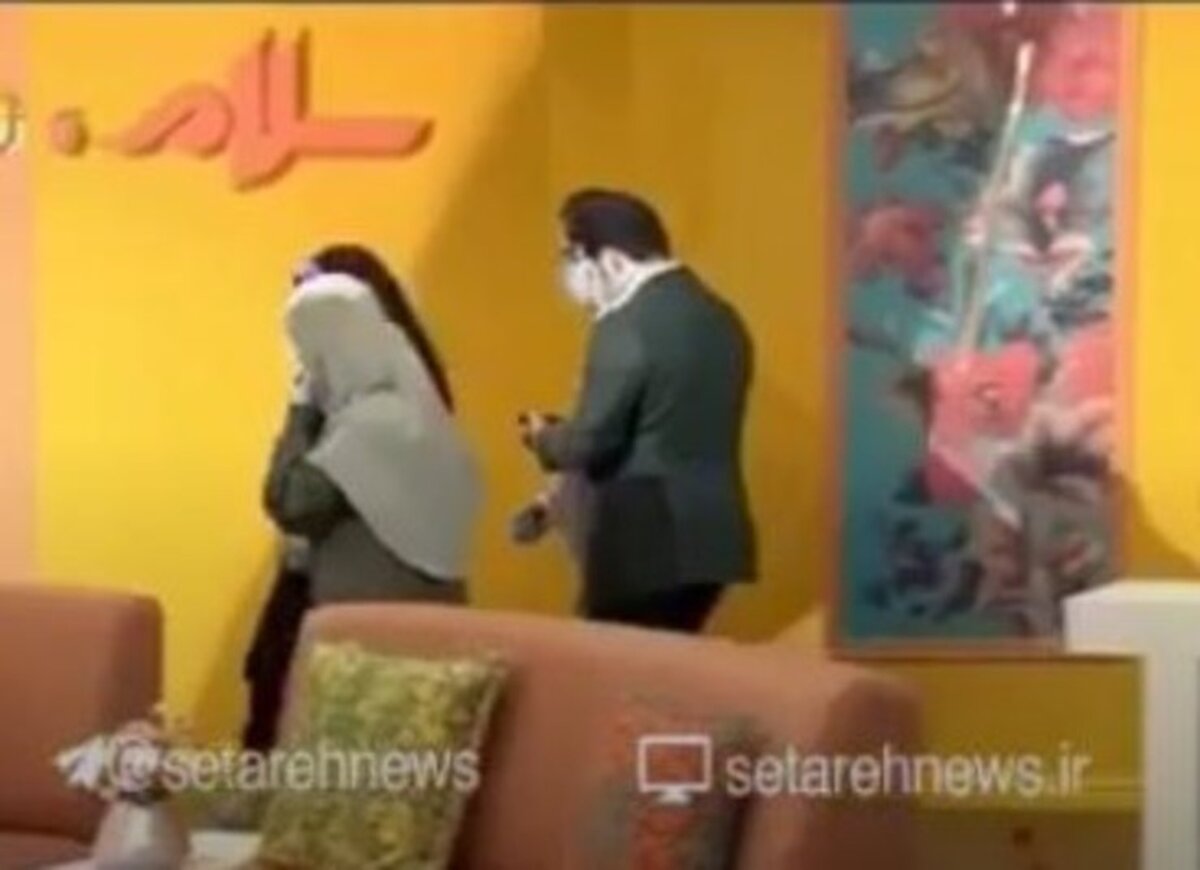 رفتار زشت مجری تلویزیون روی آنتن زنده!