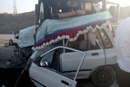 تصادف خونین مینی‌بوس اردوی دانش‌آموزی در یزد