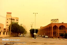 غلطت گرد و خاک در اهواز ۱۰ برابر حد مجاز شد