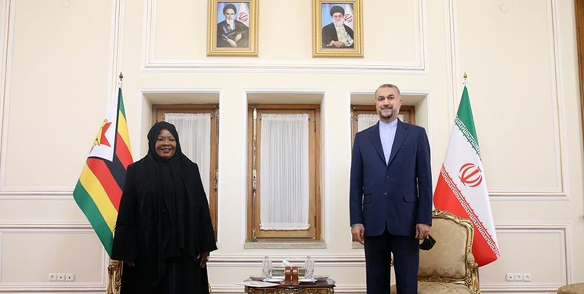 دیدار همسر رئیسجمهور زیمبابوه با امیرعبداللهیان