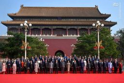 گفت و گوی جالب پزشکیان و علی اف به زبان آذری در رژه چین