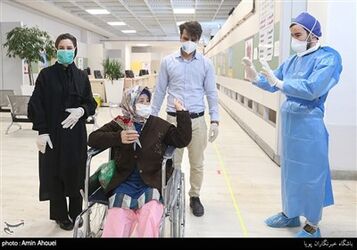 نقاهتگاه بیماران کرونایی در مرکز سلامت ایران‌مال