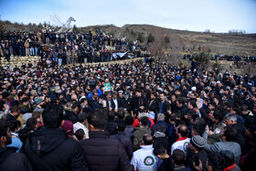 گزارش تصویری تشییع و خاکسپاری «سیامند رحمان»