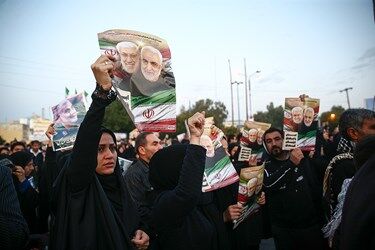 تشییع پیکر «حاج قاسم و ابومهدی» در اهواز