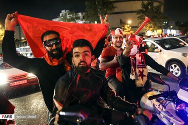 جشن و پایکوبی هواداران پرسپولیس