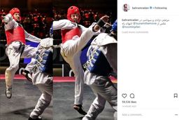  بهرام رادان رزمی کار شد / عکس