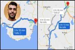 مهدی طارمی در جاده‌های برفی آنتالیا و آنکارا! (عکس)