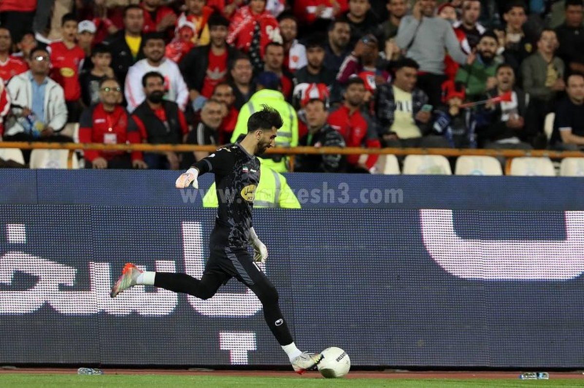 بیرانوند و ثبت یکصد کلین شیت در پرسپولیس (عکس)