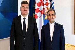 تأکید رئیس جمهور کرواسی بر توسعه روابط دوستانه با ایران