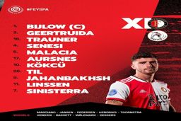 جهانبخش بعد از بازی‌های ملی در ترکیب فاینورد