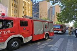 آتش سوزی در ساختمان شرکت مهندسی و توسعه نفت + عکس