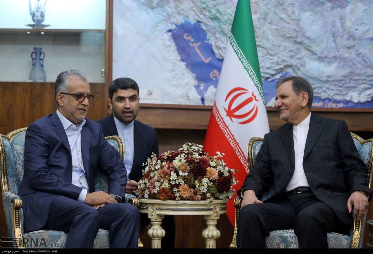 دیدار رئیس کنفدراسیون فوتبال آسیا با جهانگیری + عکس