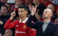رونالدو رفت تا  تن هاخ به خواسته‌اش برسد!