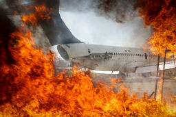 اطلاعیه درباره آتش سوزی در فرودگاه مشهد