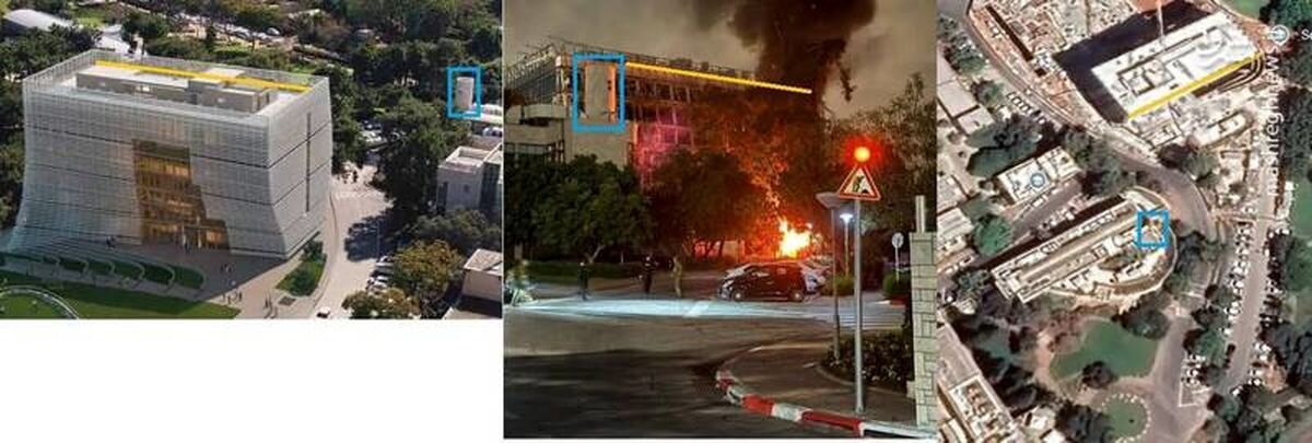 فیلم جدید اسرائیل از نابودی موسسه وایزمن با موشک های ایران