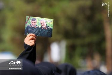 خاکسپاری شهید حاجی زاده 