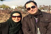 عکس لعیا زنگنه در کنار فرزندش