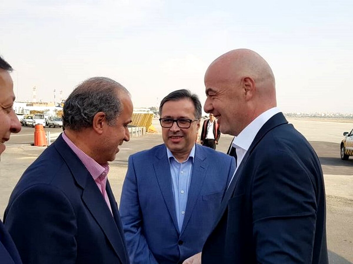 اینفانتینو وارد تهران شد + عکس