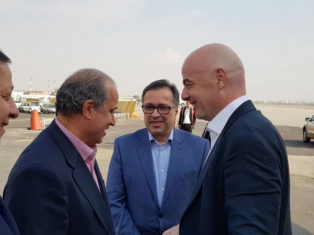 اینفانتینو وارد تهران شد + عکس