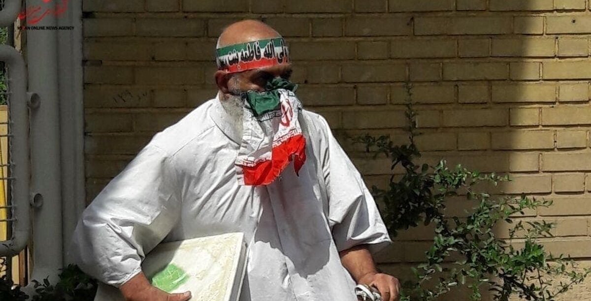 ⁩داوطلب کفن‌ پوش برای نجات کشور آمد