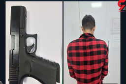 این پسر جوان با کلت کمری در آبادان جولان می داد / شلیک ها پایان گرفت + عکس