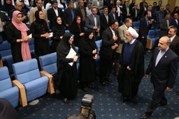 گزارش تصویری/ دیدار رییس جمهوری با ورزشکاران و قهرمانان ملی