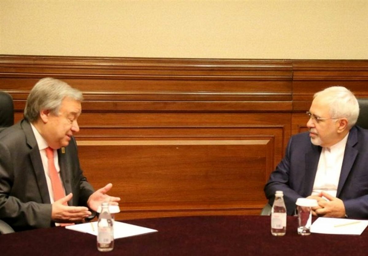 نامه ظریف به دبیرکل سازمان ملل