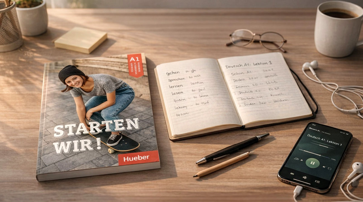 راهنمای جامع خودآموز زبان آلمانی با اشتارتن ویا | برنامه ۳۰ روزه 