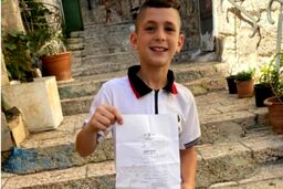 احضار کودک فلسطینی زیر ۹ سال برای بازجویی