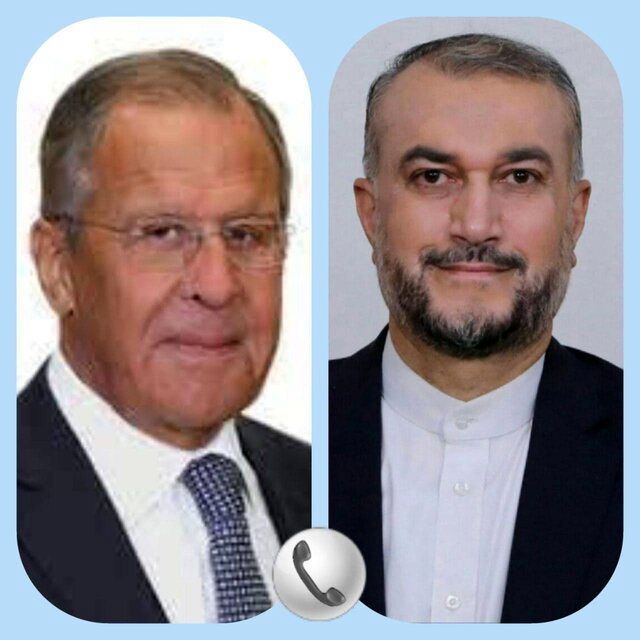 عبداللهیان و لاوروف تلفنی گفت‌وگو کردند