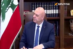 گلایه جدی جوزف عون به علی لاریجانی