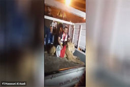 سلطان جنگل در تظاهرات عراق+عکس