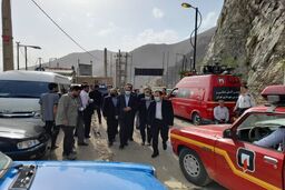 رئیس سازمان بازرسی کل کشور از منطقه سیل زده امامزاده داوود بازدید کرد