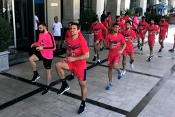کاپیتان با پرسپولیسی ها تمرین کرد + عکس