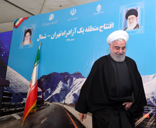  افتتاح منطقه یک آزادراه تهران - شمال