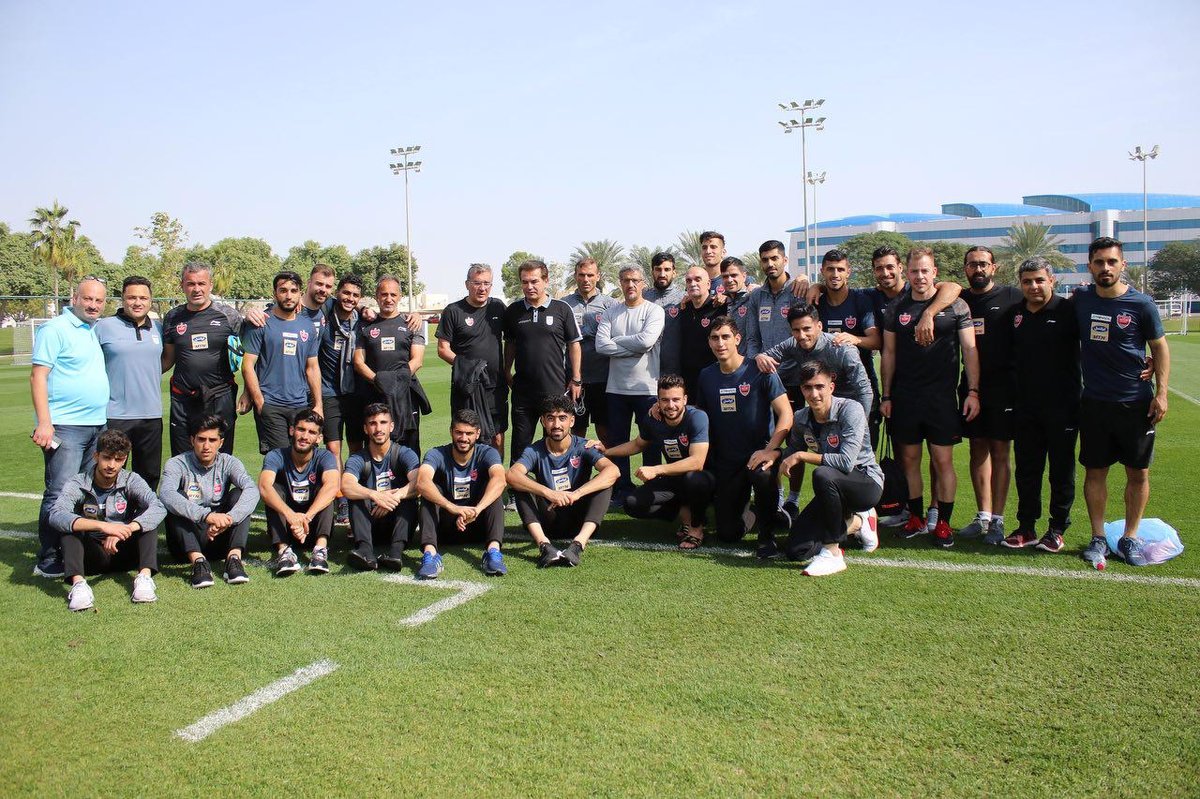 عکس/ تیم پرسپولیس با حضور حمید استیلی در اسپایر