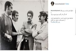  داریوش ارجمند کنار عزت‌الله انتظامی 