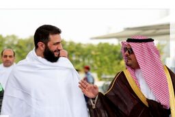 احمد الشرع داخل کعبه رفت + فیلم
