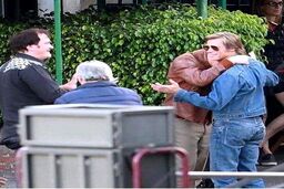 تصاویر لئوناردو دی‌کاپریو و برد پیت سر صحنه فیلم جدید کوئنتین تارانتینو 