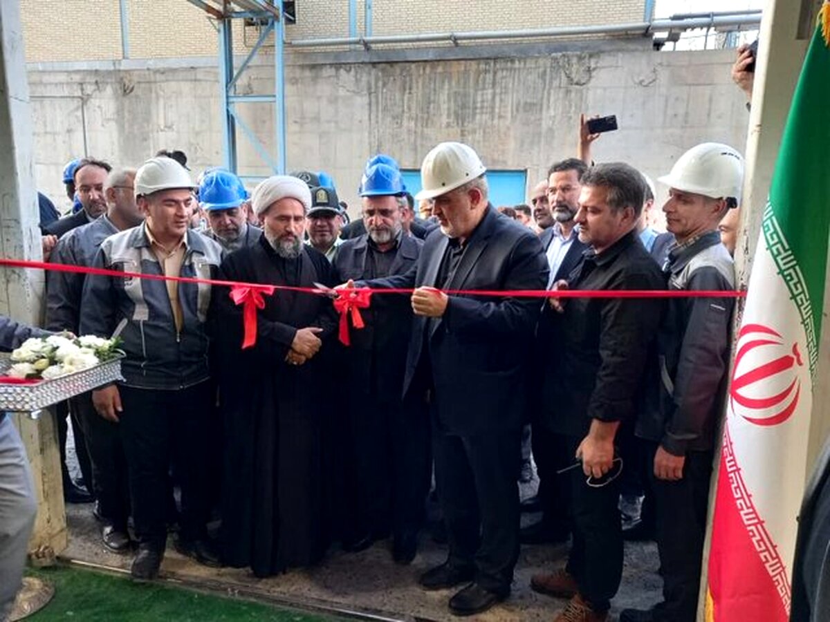 افتتاح شرکت فولاد دشتستان زرندیه در حضور وزیر صمت