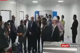 بازدید رئیس مجلس از کارخانه تولید واکسن ایرانی کرونا