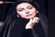 عکس دیده نشده از فریبا نادری در خیابان 